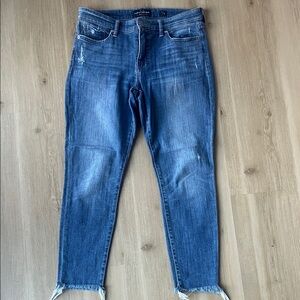Lucky Brand Women's Ankle Cropped Blue Jeans